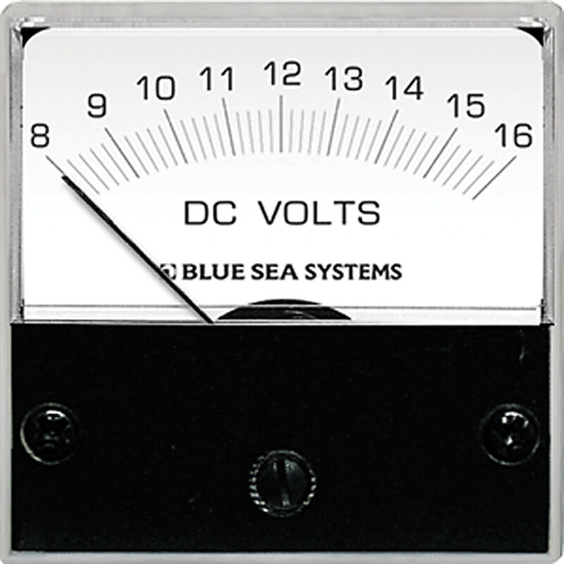 Blue Sea DC Micro Analog Voltmeter, 8-16V