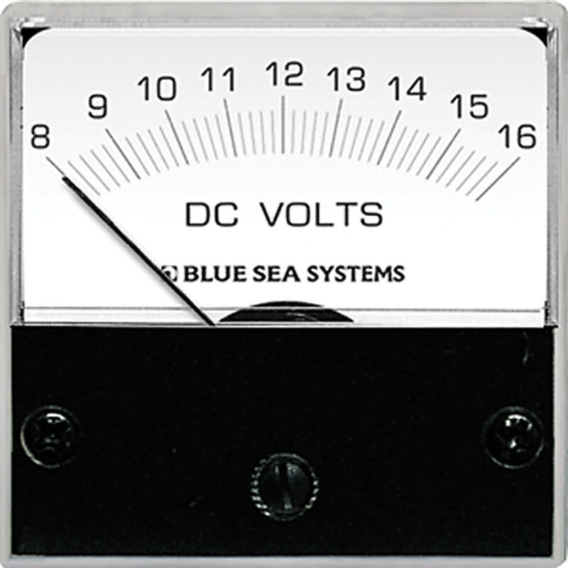 Blue Sea DC Micro Analog Voltmeter, 8-16V image number 1