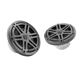 JL Audio M3 Series 6.5" Marine Coaxial Speakers w/ Grey Metallic Sport Grilles