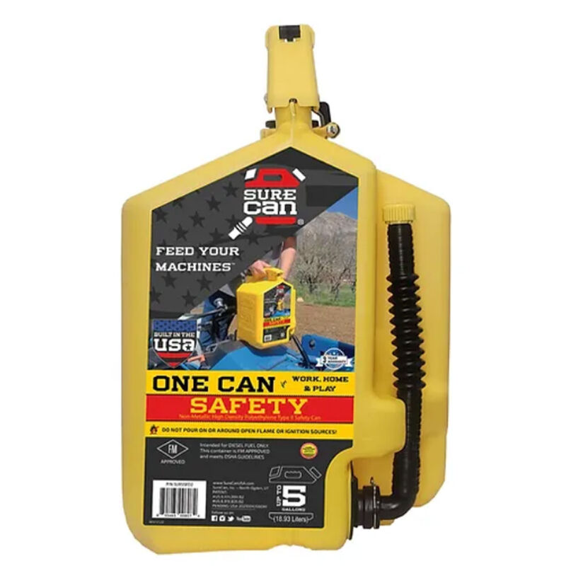 SureCan 5-Gallon Diesel Type II Safety Can image number 2