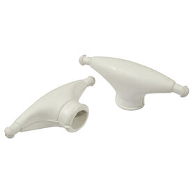 Rubber Spreader Boots White 5 3/4" x 2 3/8"