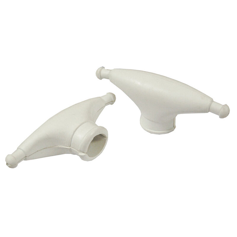 Rubber Spreader Boots White 5 3/4" x 2 3/8" image number 1