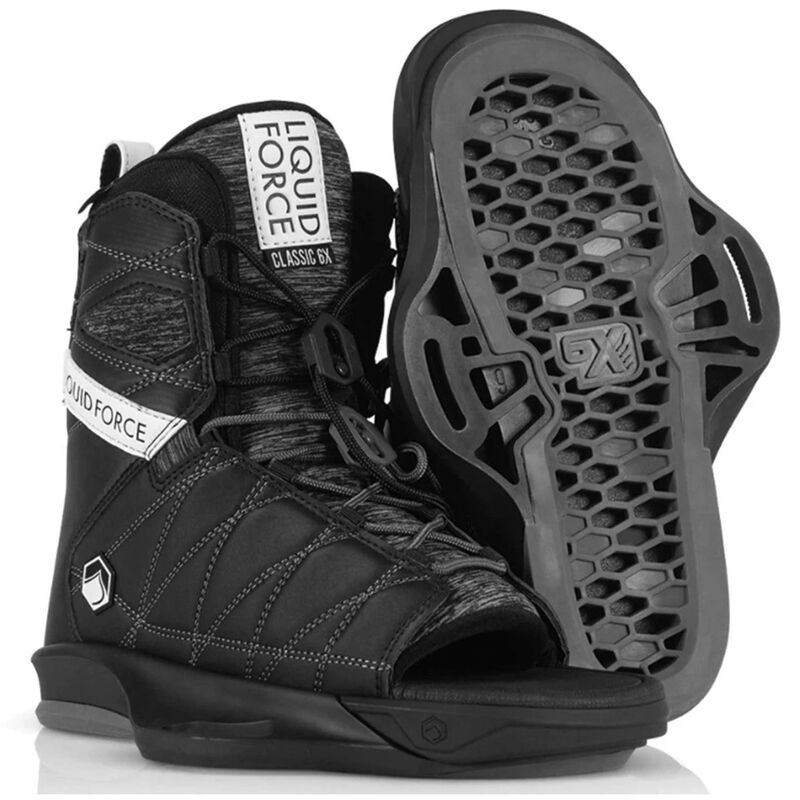 Liquid Force Classic 6X Open-Toe Wakeboard Bindings image number 1
