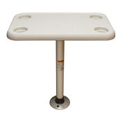 Springfield Rectangle Table Package With Thread-Lock Pedestal