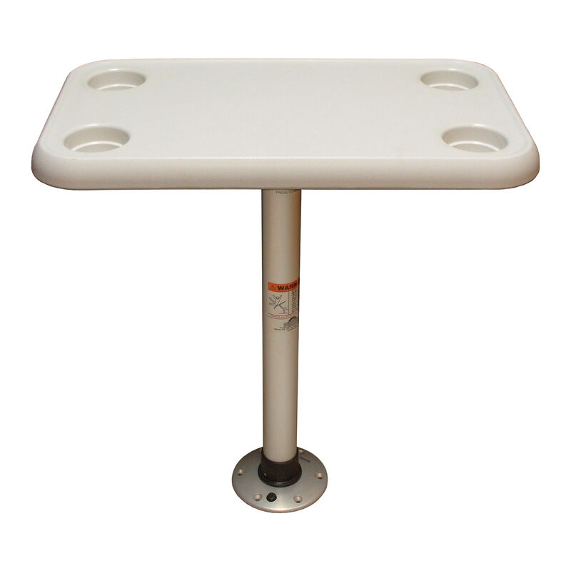 Springfield Rectangle Table Package With Thread-Lock Pedestal image number 1
