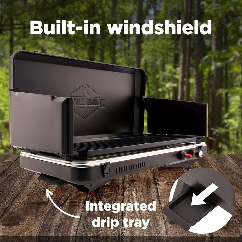 Hike Crew 2-Burner Gas Camping Grill, 13,000 BTU image number 5