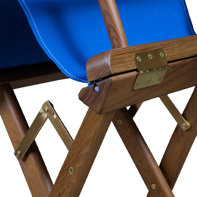 Whitecap Teak Director's Chair, Blue image number 3