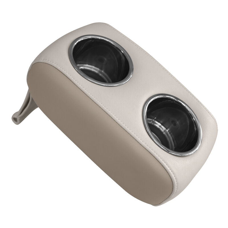 Wise Portable Stainless Double Drink Holder for Pontoon Furniture image number 1