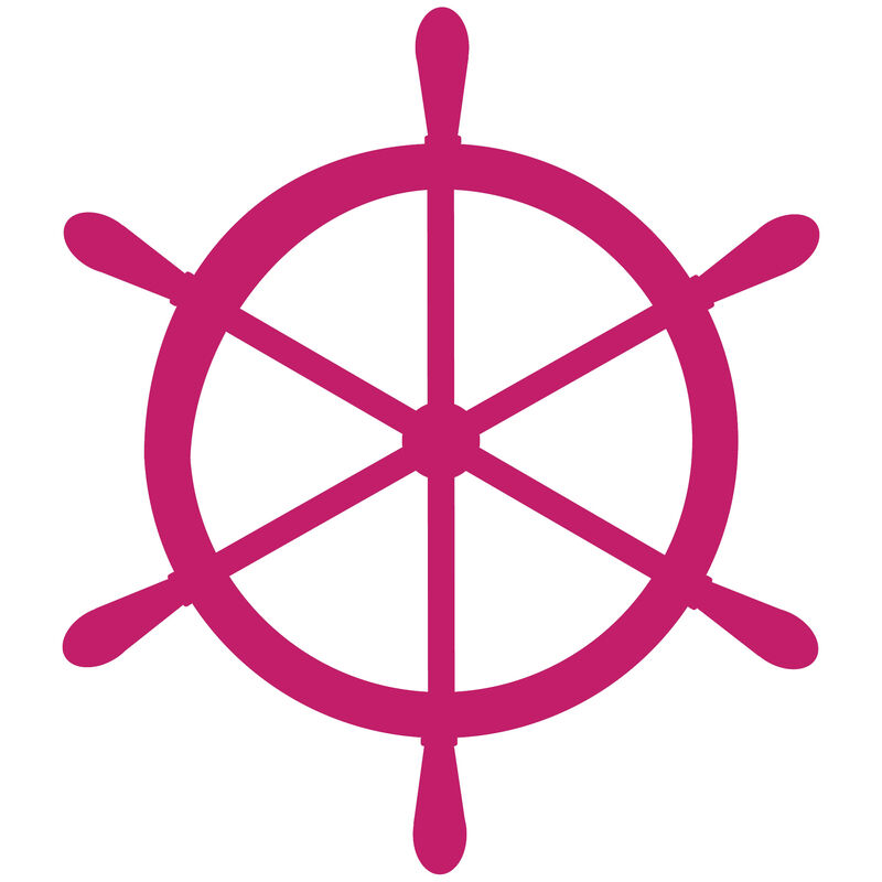 Ship's Wheel Vinyl Decal image number 17
