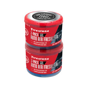 Firestone Gel Auto Air Freshener, Odor Eliminator Scent, 2-Pack