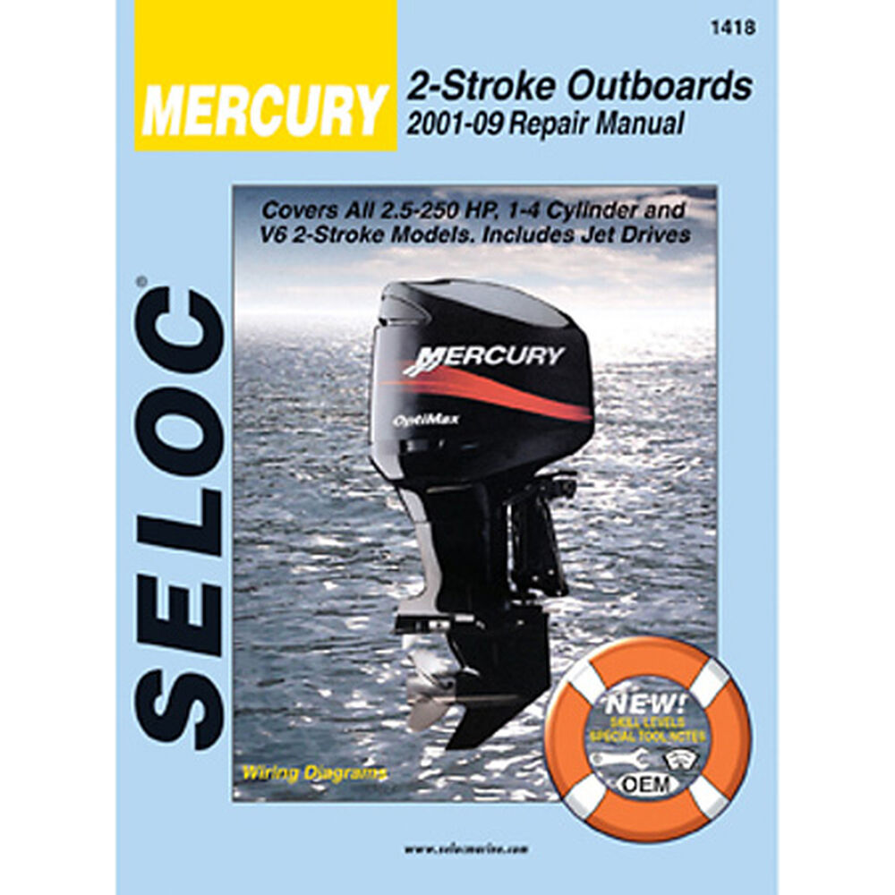 Seloc Marine Outboard Repair Manual for Mercury '01 '14 Overton's