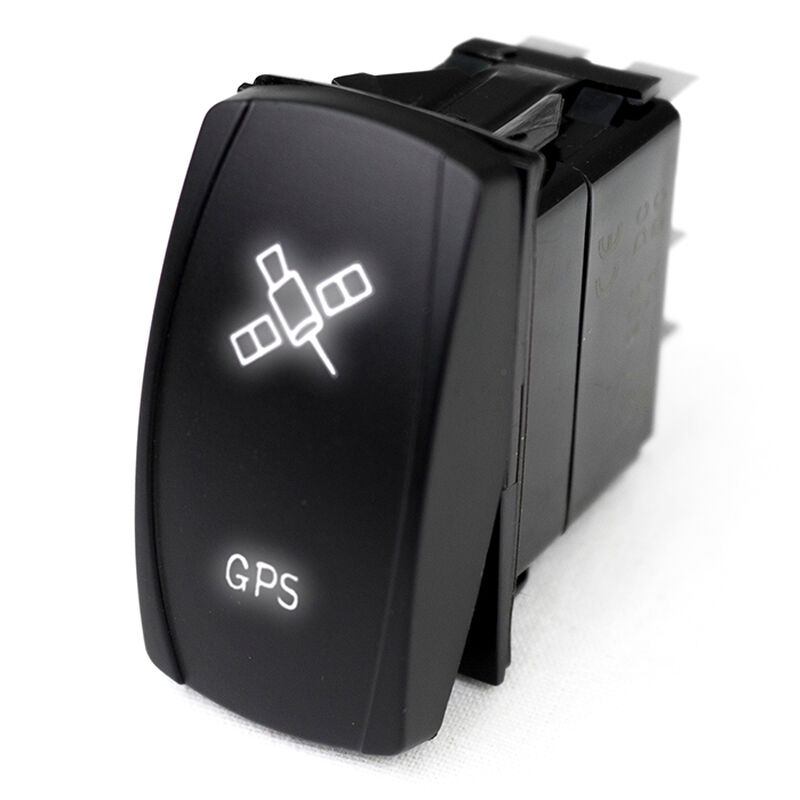 LED Rocker Switch w/ White LED Radiance (GPS) image number 1