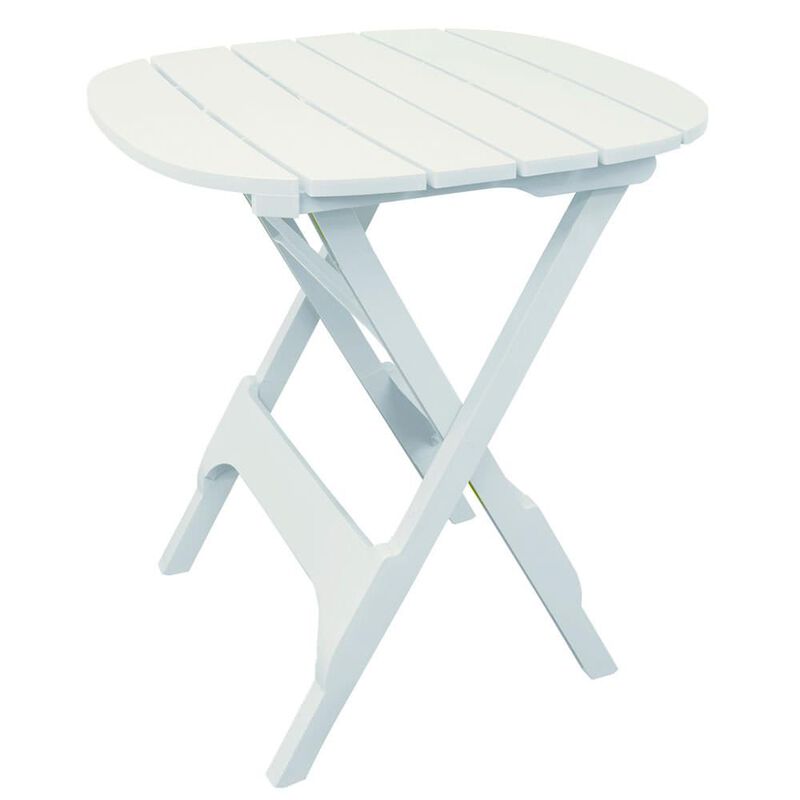Quik-Fold 34" Bistro Table, White image number 1