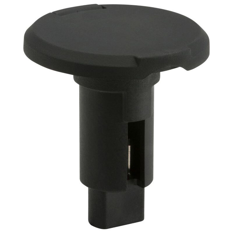 Attwood LightArmor Round Black Composite Plug-In Base image number 1