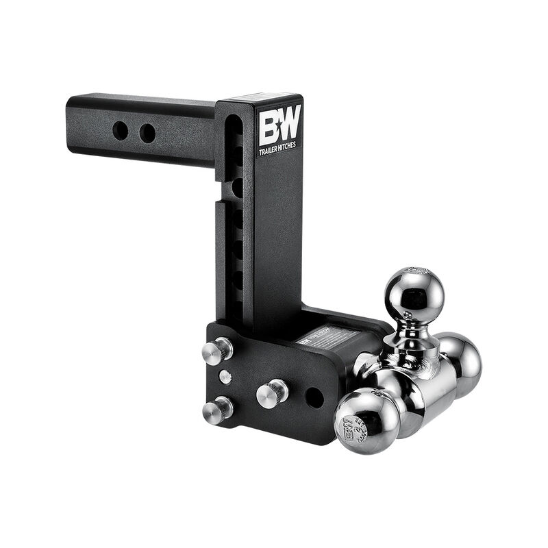 B&W Hitches Tow & Stow Class IV Hitch Ball Mount, 10,000 GTW, 1000 Tongue Weight