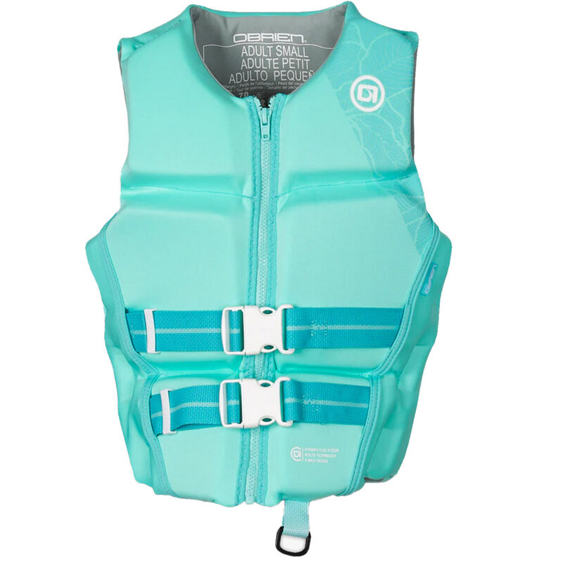 O'Brien Women's Flex V-Back Life Jacket, Floral and Spark Designs image number 1