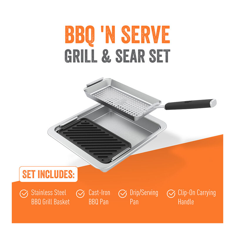 Yukon Glory BBQ 'N Serve Grill and Sear Set image number 5