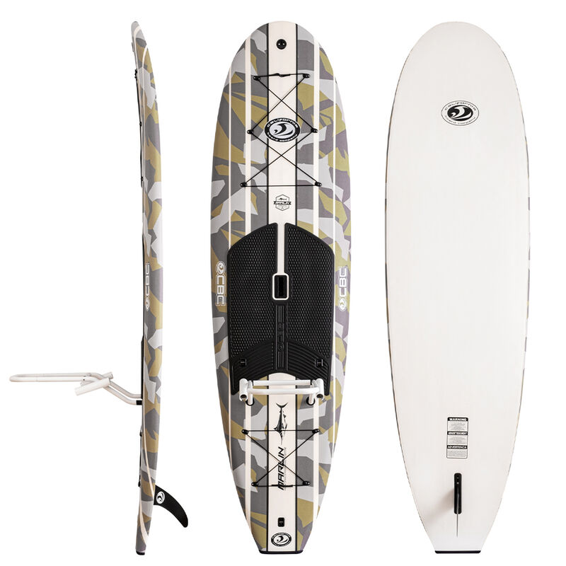 California Board Company 10' Marlin Fishing Stand-Up Paddleboard Package With Paddle And Leash image number 3