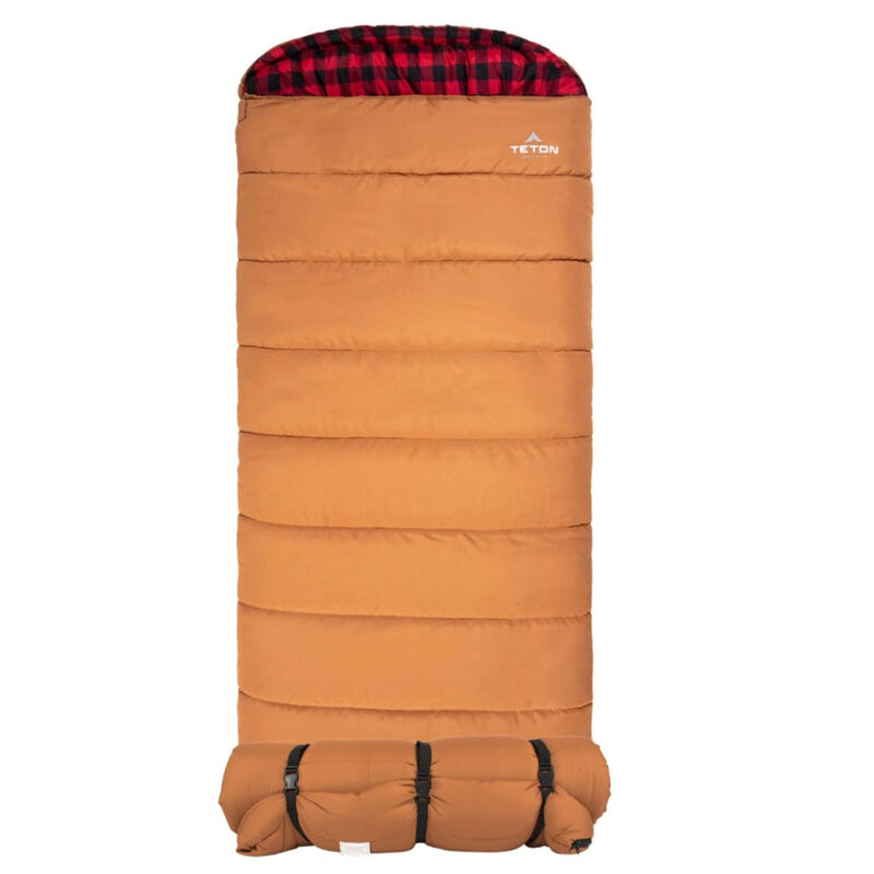 TETON Sports Deer Hunter 0&deg;F Canvas Sleeping Bag, Right Zipper image number 2