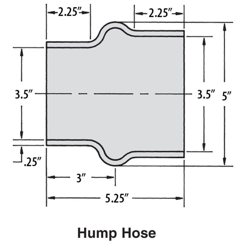Shields 3-1/2" EPDM Hump Hose image number 2