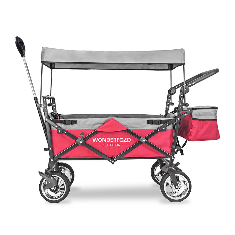 Wonderfold Outdoor S4 Push and Pull Premium Utility Folding Wagon with Canopy image number 30