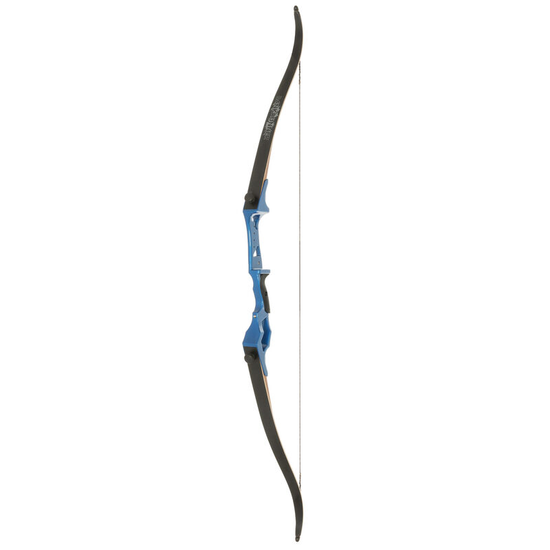 Fin-Finder Bank Runner Bowfishing Recurve Bow Package, Blue, 58", 35-lbs., RH image number 2