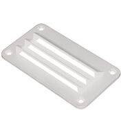 Sea-Dog ABS White Louvered Vent, 4-7/8"L x 10-1/8"W