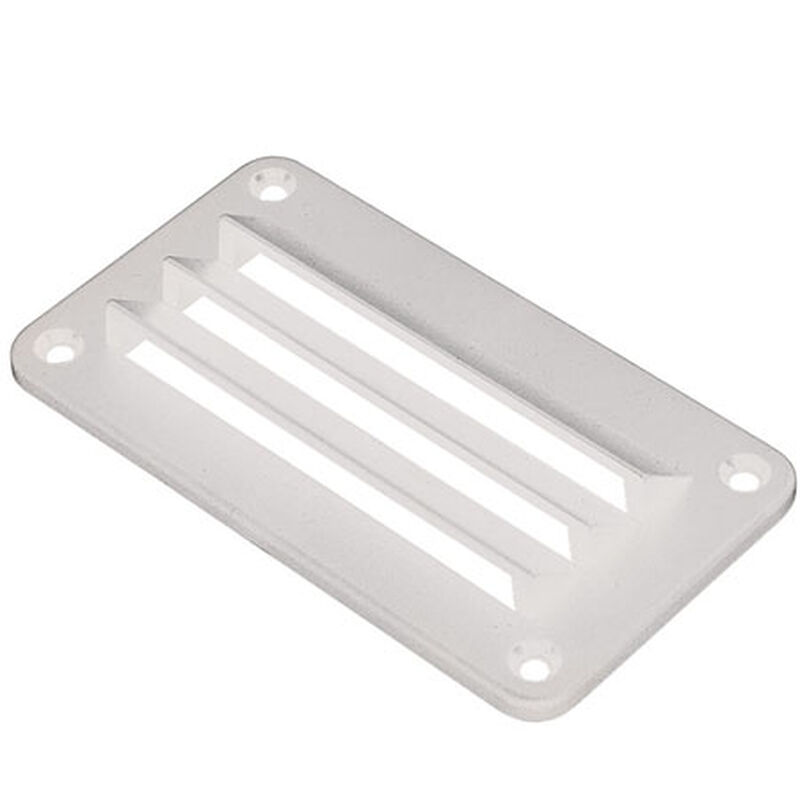 Sea-Dog ABS White Louvered Vent, 4-7/8"L x 10-1/8"W image number 1