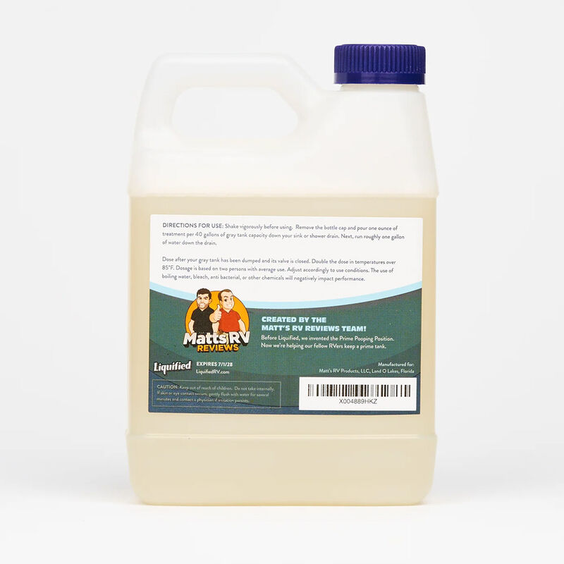 Liquified RV Gray Tank Treatment, Lemon Scent, 32 oz. image number 2