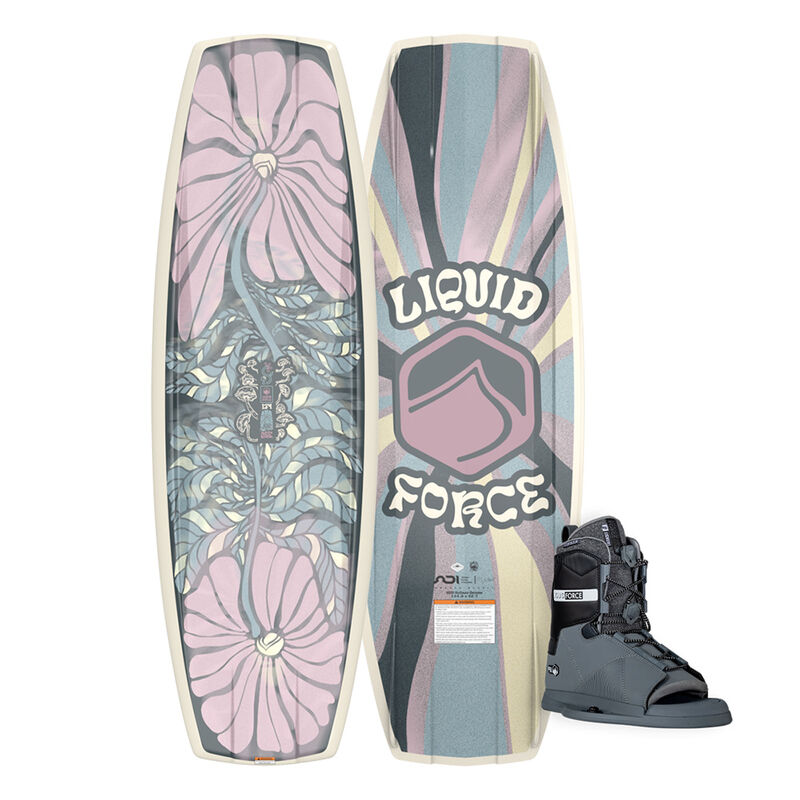 Liquid Force Women's M.E. Wakeboard with Transit 6R Bindings image number 1