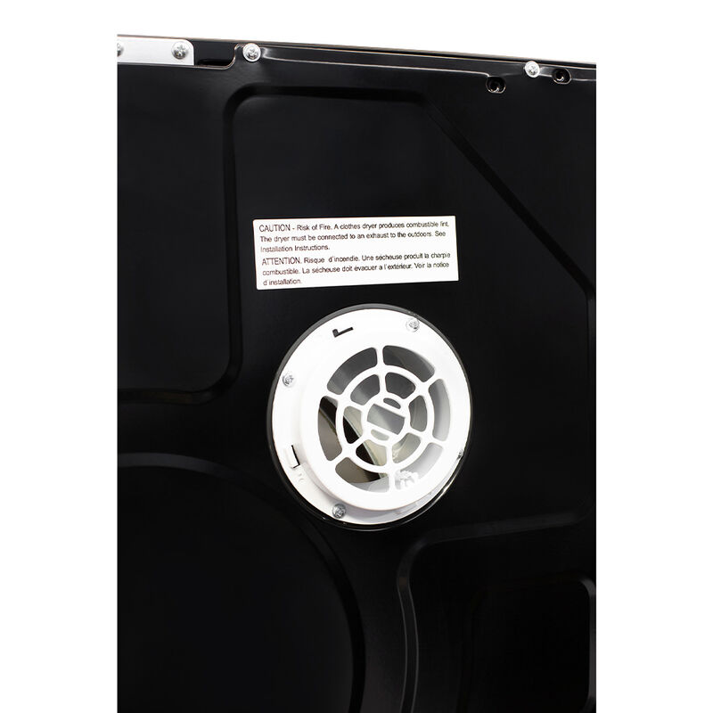 Equator Stackable EW 826 Washer + ED 866 DL Dryer Set in Black image number 16