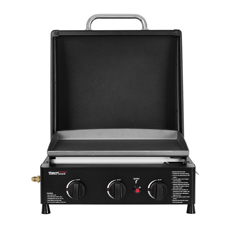 Royal Gourmet PD1503H Portable 3-Burner Propane Griddle with Hood image number 6
