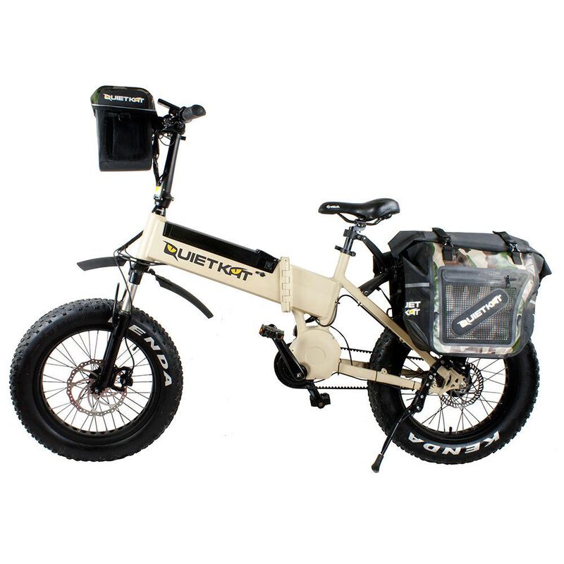 QuietKat F750-IBT Folding Electric Mountain Bike, Tan image number 4