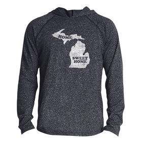 Points North Men's Michigan ''Home Sweet Home'' Long-Sleeve Hooded Tee