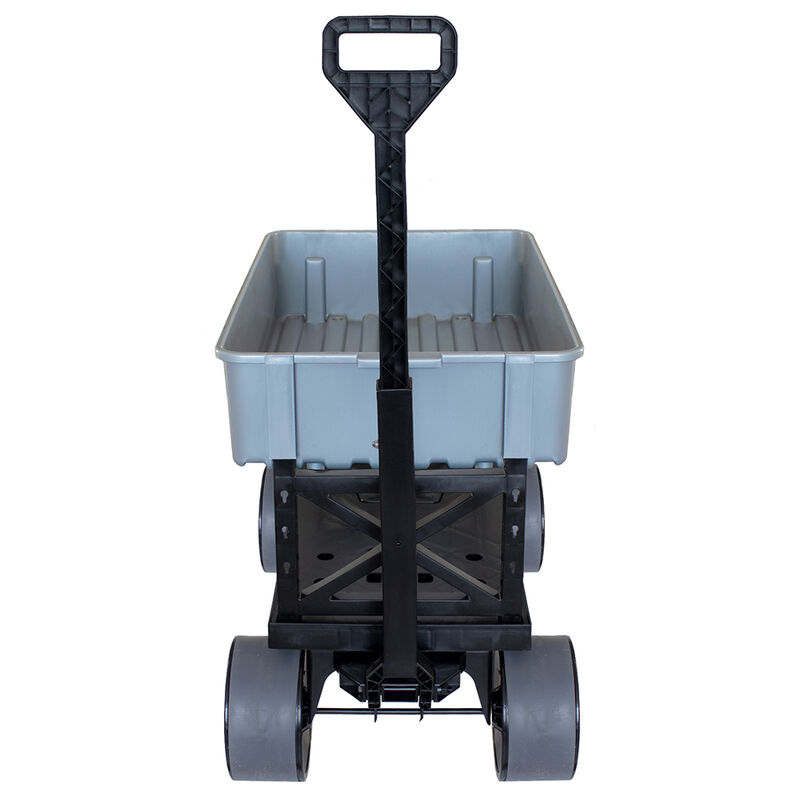 Mighty Max Cart Collapsible Utility Dolly Cart, Silver Tub image number 2