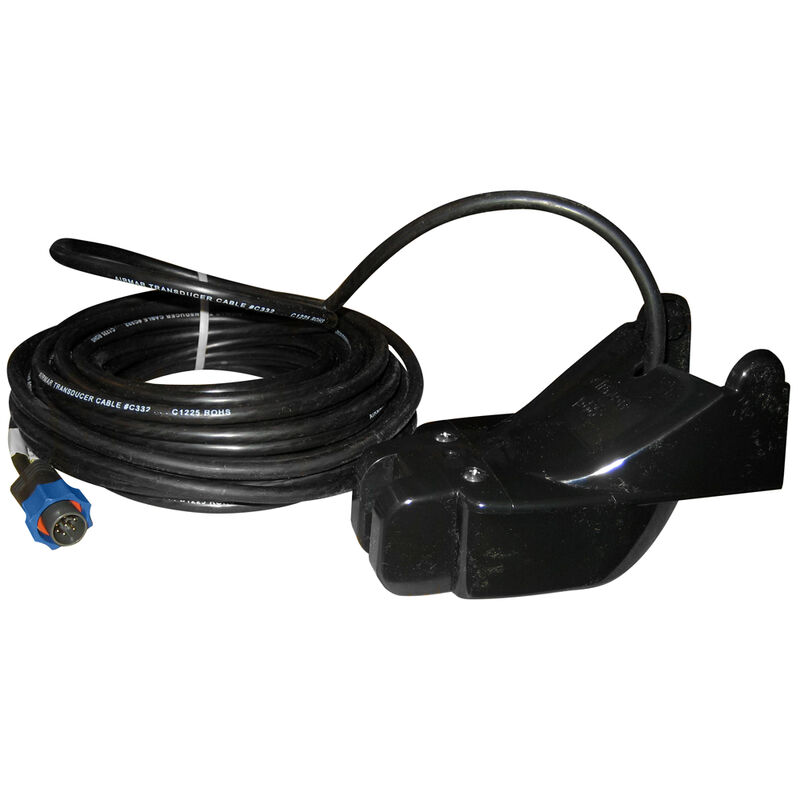 Lowrance P66-BL Transom Mount Triducer Multisensor Blue Connector image number 1