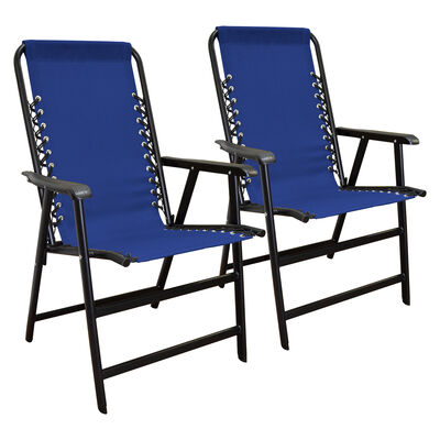 Caravan Canopy Infinity Suspension Folding Chair, 2-Pack