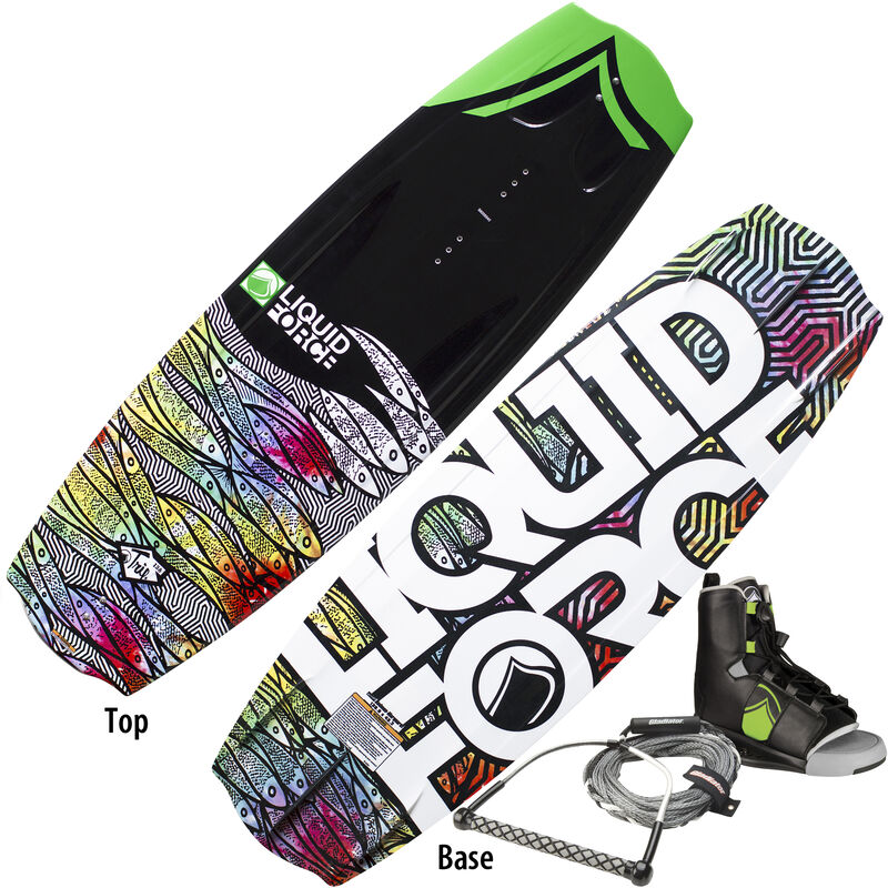 Liquid Force Trip Wakeboard With Trip Bindings And Free Rope image number 1