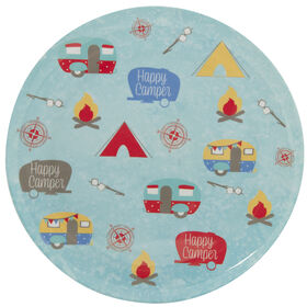 Happy Camper Melamine Plate