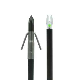 Muzzy Bowfishing Lighted Carbon Composite Fish Arrow, Gar Point / Cross Hole Drilled