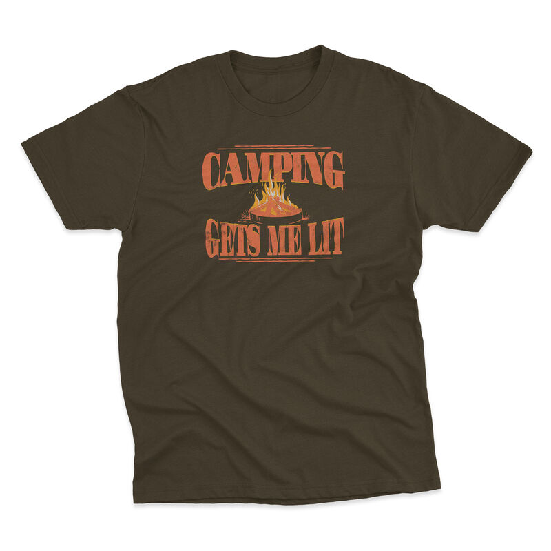 Points North Men's Camping Gets Me Lit Short-Sleeve Tee image number 1