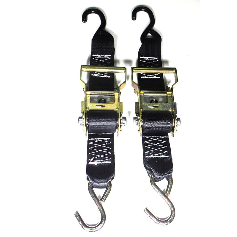 Rod Saver R2TTD3 Heavy-Duty 2" x 3' Ratchet Tie-Downs, Pair image number 1