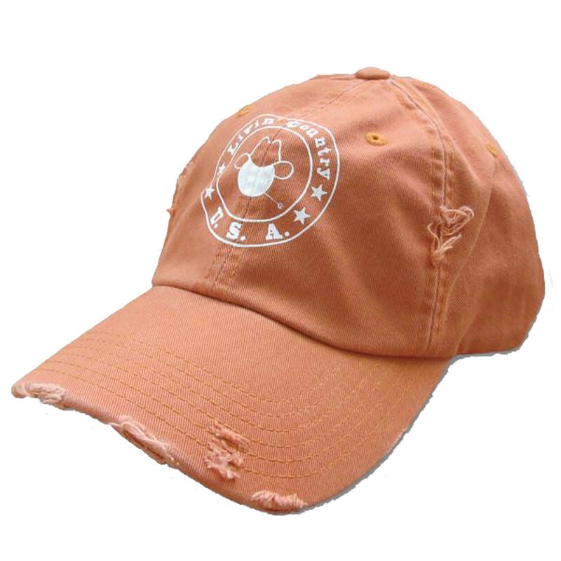 Livin' Country Men's Distressed Logo Cap image number 2