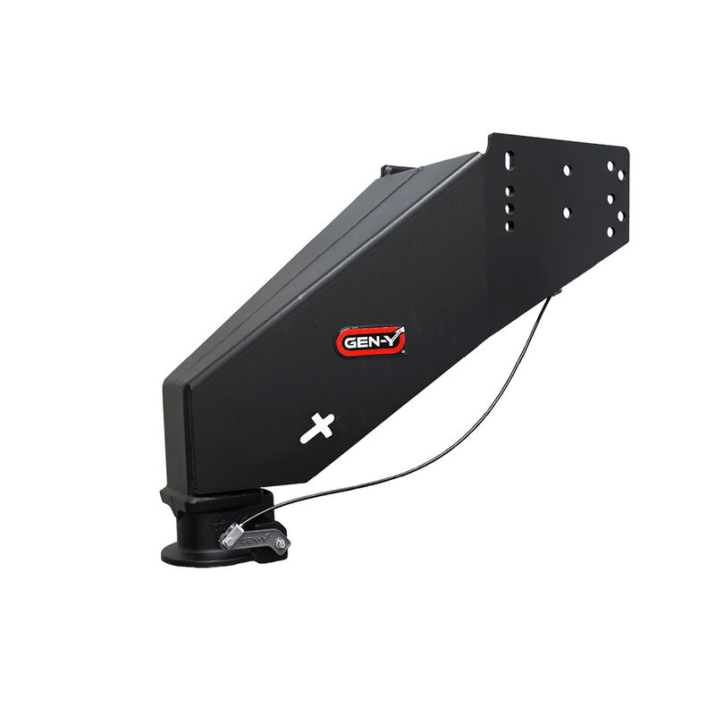 GEN-Y Hitch NOMAD Fifth Wheel to Gooseneck Static Pin Box with SnapLatch Coupler, 30,000-lb. Towing, 1621, 1116, 1716 Frames