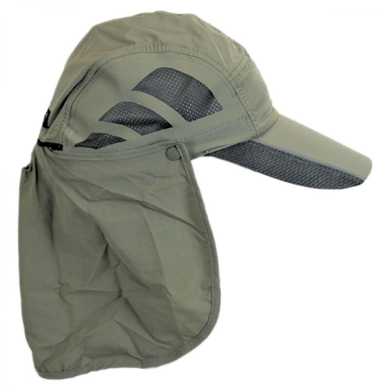 Dorfman Pacific Men&rsquo;s Umbra Fishing Cap with Foldaway Sun Shield image number 7