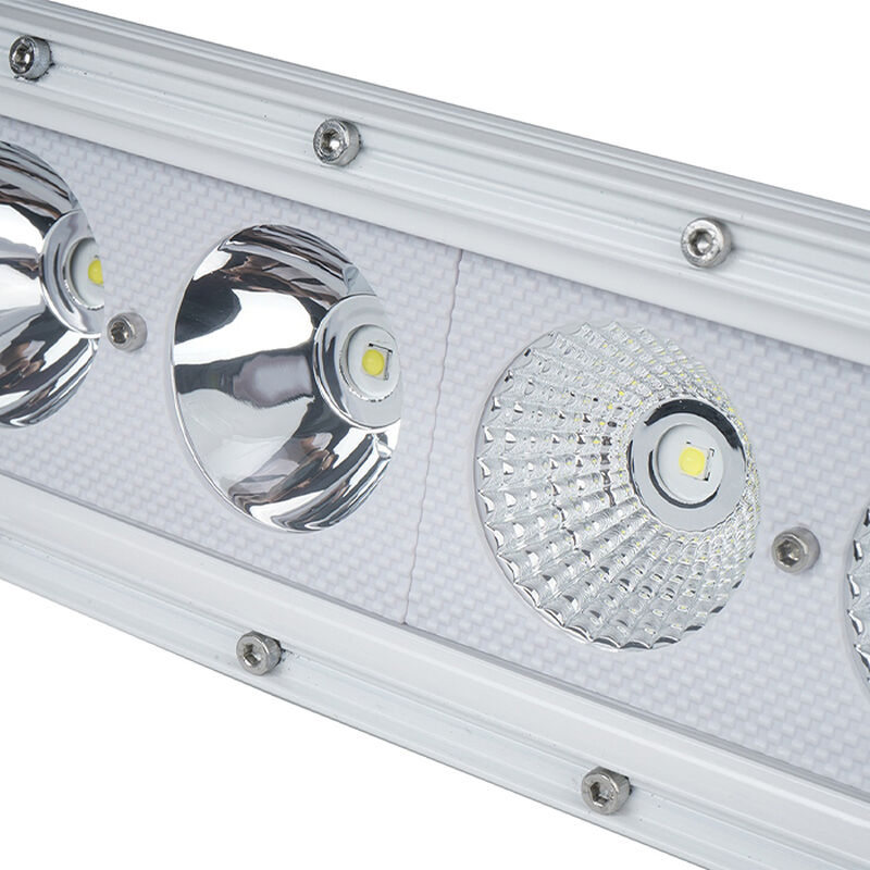 New - 30.5inch Marine Grade Wrap Around White Shell Light Bar with 140-Watt 14  x 10W High Intensity OSRAM LEDs image number 3
