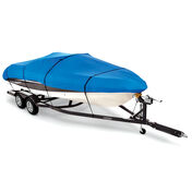 Covermate Imperial Pro Euro-Style V-Hull I/O Boat Cover, 21'5" max. length Blue