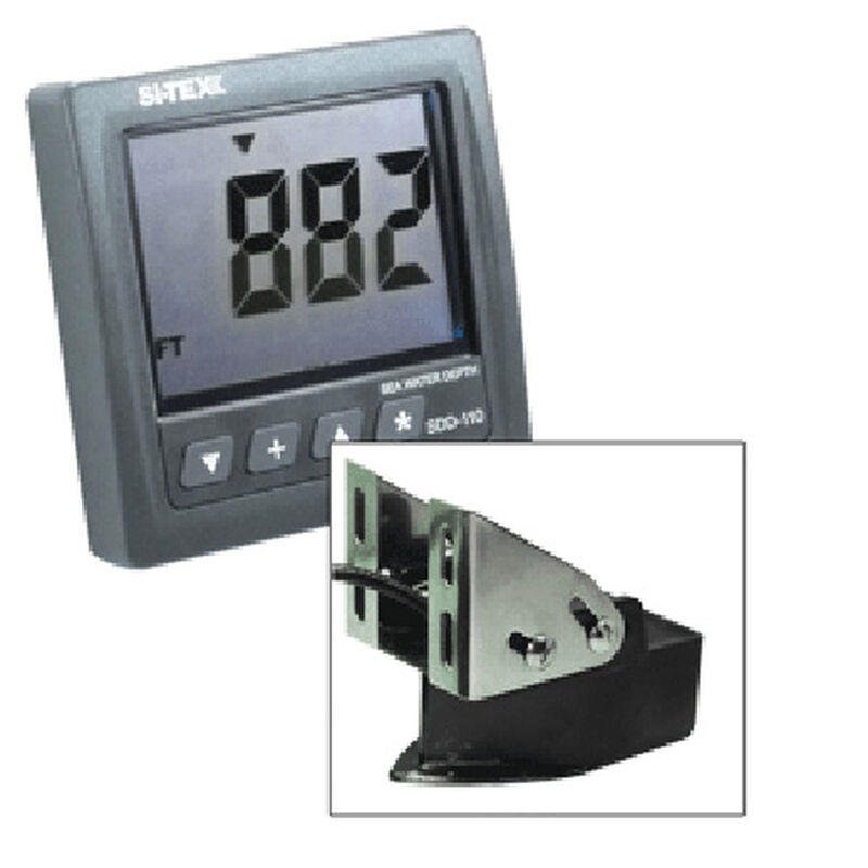 Si-Tex SDD-110 Seawater Depth Indicator With SS Transom-Mount Transducer image number 1