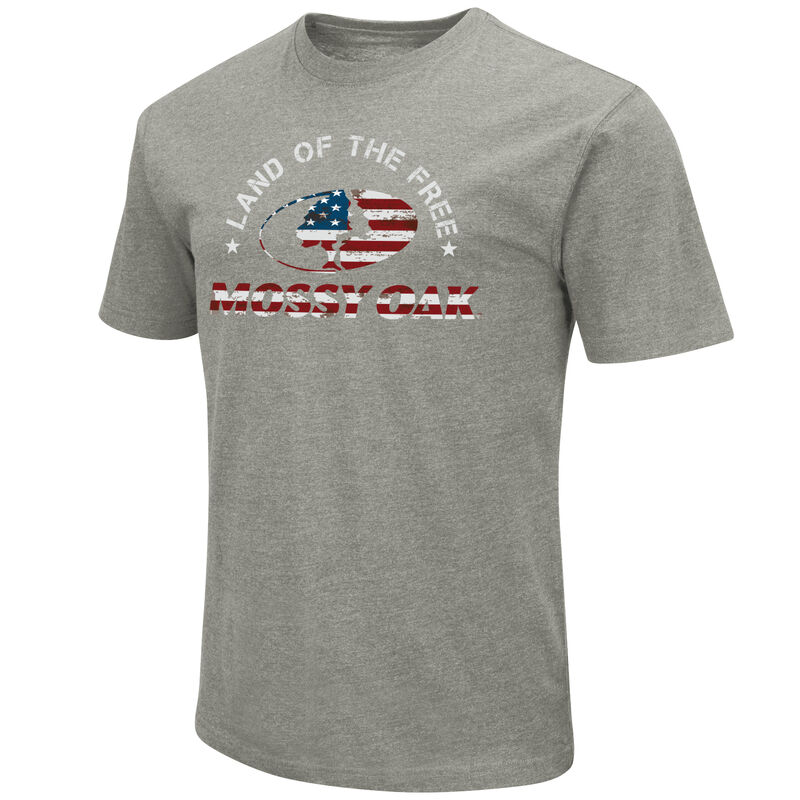 Mossy Oak Men’s Land Of The Free Short-Sleeve Tee image number 1