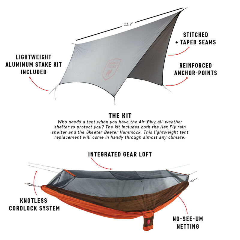 Grand Trunk Air Bivy All-Weather Shelter and Hammock image number 11